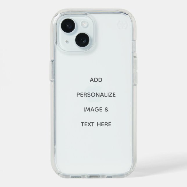 Create Your Own Personalize Speck iPhone Case (Front (Blue))