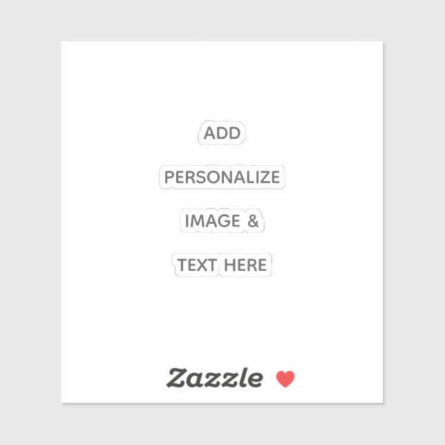 Create Your Own Personalize Sticker (Sheet)