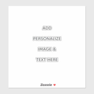 Create Your Own Personalize Sticker