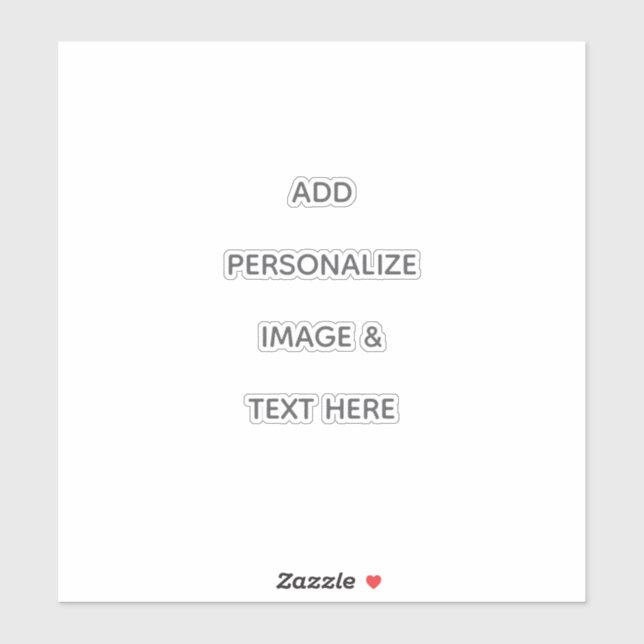 Create Your Own Personalize Sticker (Sheet)