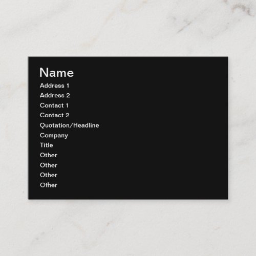 CREATE YOUR OWN - PERSONALIZE THIS BUSINESS CARD TEMPLATES