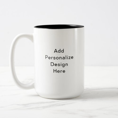 create your own personalize Two-Tone coffee mug