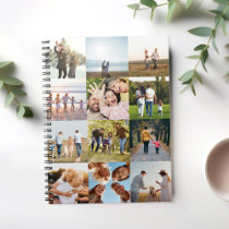 Create Your Own Personalized 12 Photo Collage Notebook