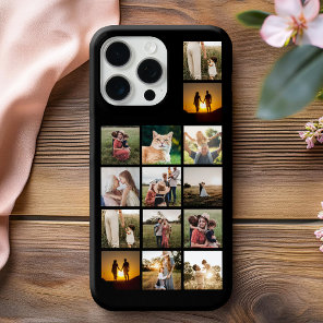 Create Your Own Personalized 14 Photo Collage iPhone 15 Pro Max Case