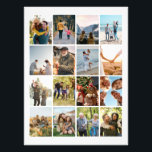 Create Your Own Personalized 16 Photo Collage<br><div class="desc">Create your own photo collage photo enlargement print featuring 16 of your favorite pictures.</div>