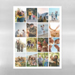 Create Your Own Personalized 16 Photo Collage Magnetic Dry Erase Sheet<br><div class="desc">Create your own photo collage magnet featuring 16 of your favorite pictures.</div>