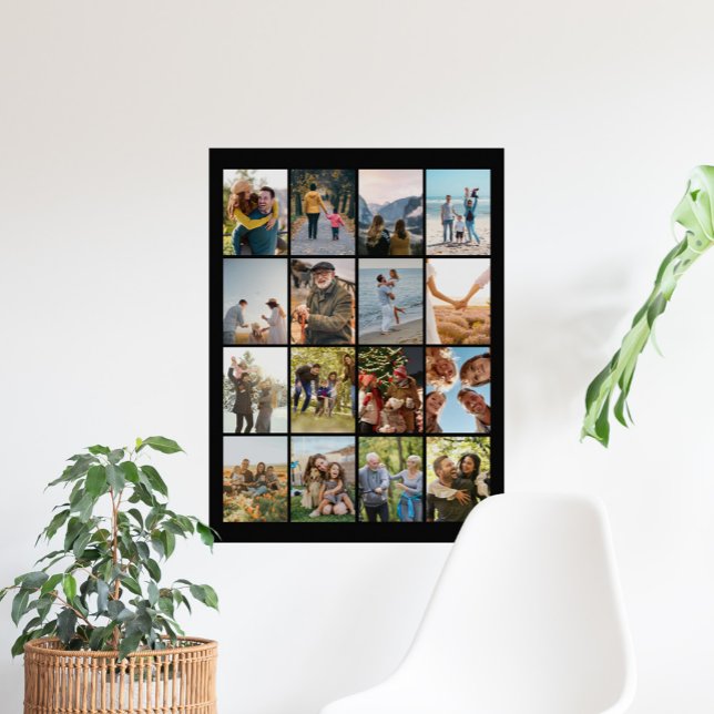 Create Your Own Personalized 16 Photo Collage Poster (Creator Uploaded)