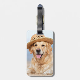Create Your Own Personalized 2 Pet Photo Dog Luggage Tag