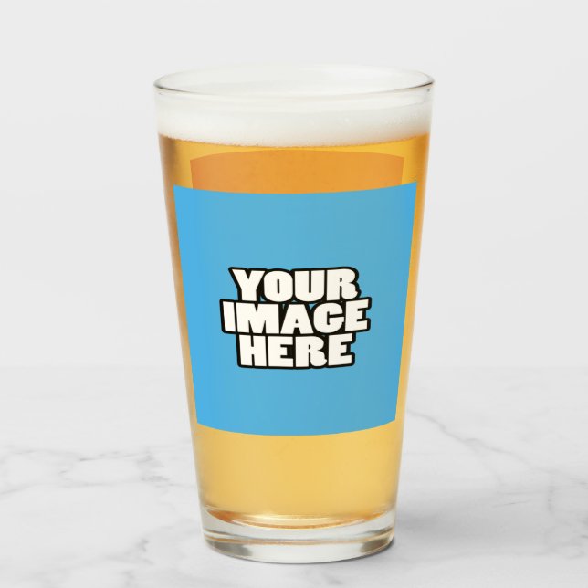 Create your own personalized (2 sided) glass (Back Filled)
