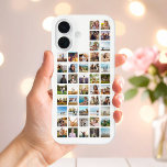 Create Your Own Personalized 46 Photo Collage iPhone 16 Case<br><div class="desc">Create your own personalized photo collage iPhone case featuring 46 of your favorite pictures in a photo collage grid for a custom photo phone case.</div>