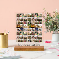Create Your Own Personalized 56 Photo Collage Acrylic Sign