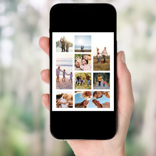 Create Your Own Personalized 9 Photo Collage Poster (Front Digital)