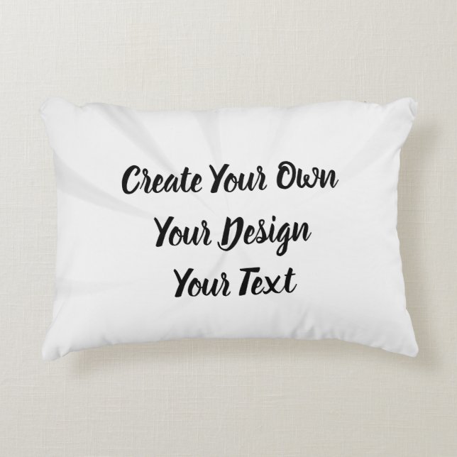 Create Your Own Personalized Accent Pillow (Front)