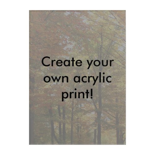 Create Your Own Personalized Acrylic Art Print