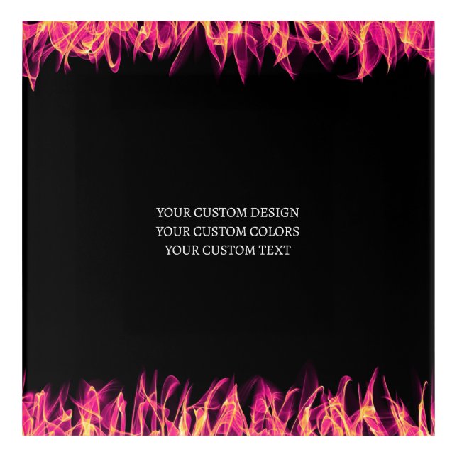 Create Your Own Personalized Acrylic Print (Front)