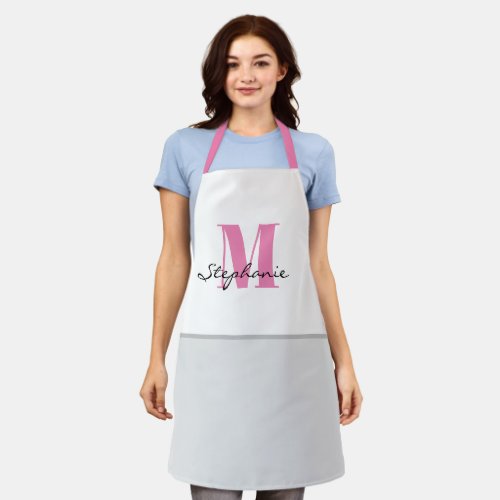 Create Your Own Personalized Aprons Name Monogram Apron