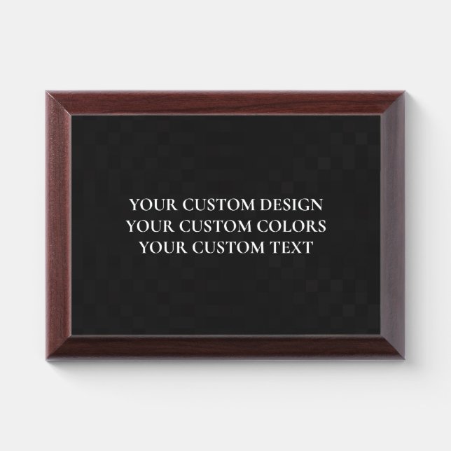 Create Your Own Personalized Award Plaque (Horizontal)