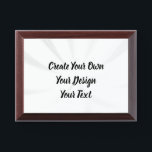 Create Your Own Personalized Award Plaque<br><div class="desc">Personalize this product by adding your own text or redesign entirely from scratch by replacing our image with your own!

Visit Custom Cook on Zazzle to view our entire collection of custom gifts,  event supplies,  kitchen accessories and more.</div>