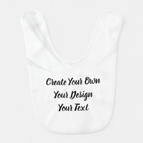 Create Your Own Personalized Baby Bib