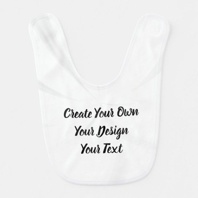 Create Your Own Personalized Baby Bib (Front)