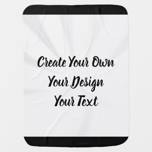 Create Your Own Personalized Baby Blanket (Front)
