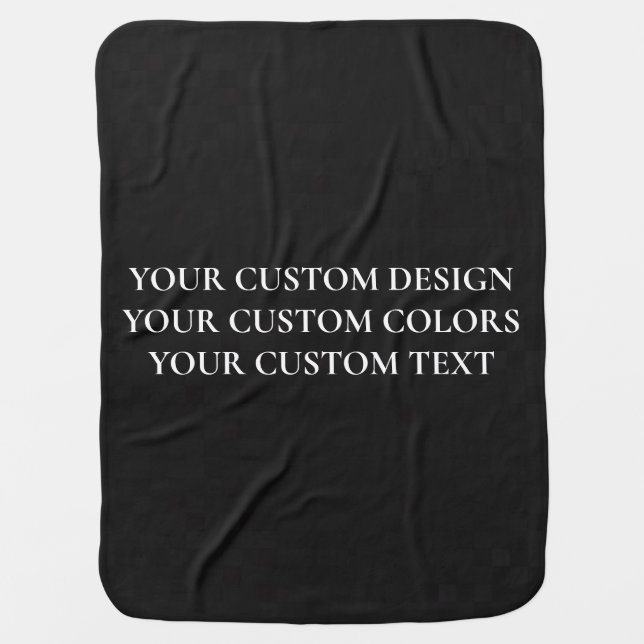 Create Your Own Personalized Baby Blanket (Front)