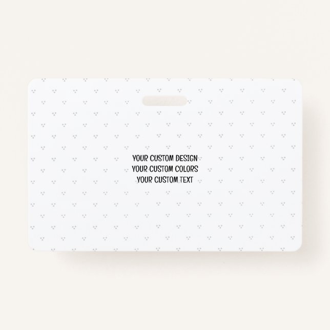 Create Your Own Personalized Badge (Front)