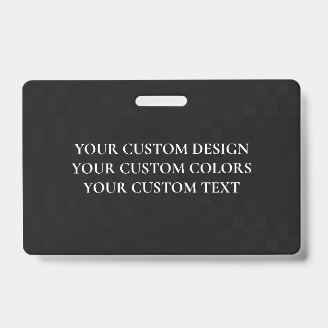 Create Your Own Personalized Badge (Front)