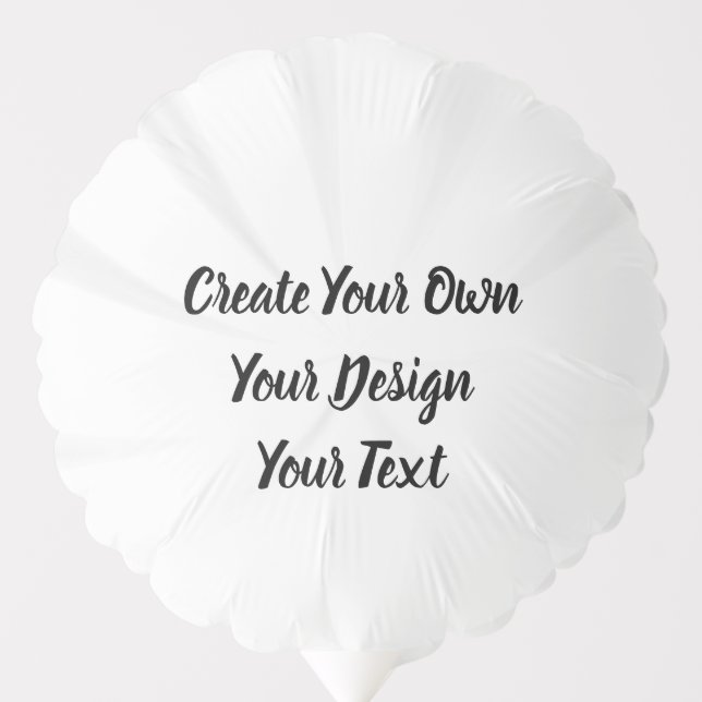 Create Your Own Personalized Balloon (Front)