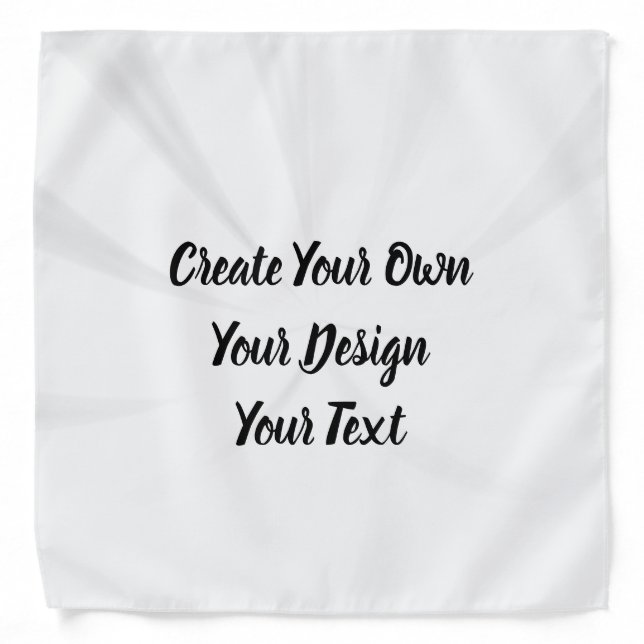 Create Your Own Personalized Bandana (Front)