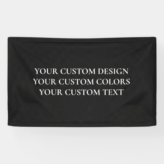Create Your Own Personalized Banner (Horizontal)