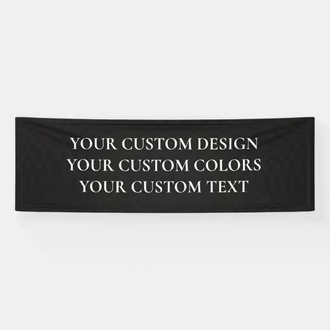 Create Your Own Personalized Banner (Horizontal)