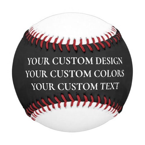 Create Your Own Personalized Baseball
