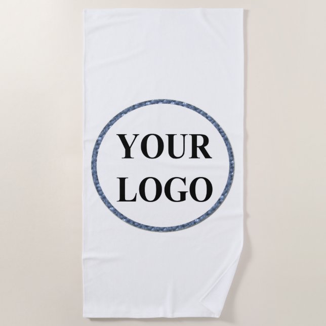 Create Your Own Personalized Beach Towel Large (Front)