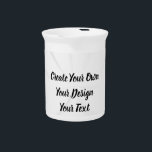 Create Your Own Personalized Beverage Pitcher<br><div class="desc">Personalize this product by adding your own text or redesign entirely from scratch by replacing our image with your own!

Visit Custom Cook on Zazzle to view our entire collection of custom gifts,  event supplies,  kitchen accessories and more.</div>