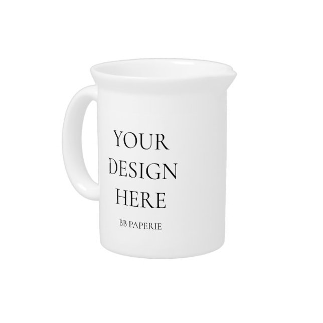 Create Your Own Personalized Beverage Pitcher (Left)