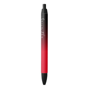 Create Your Own Personalized Black Ombre Pen