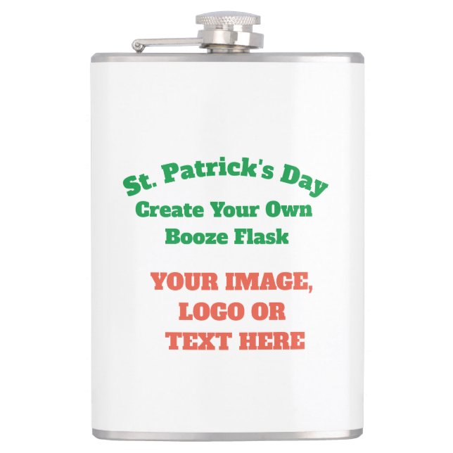 Create Your Own Personalized Booze Flask - Custom (Front)