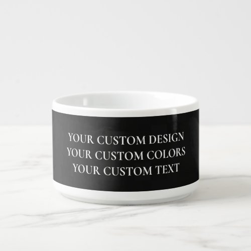 Create Your Own Personalized Bowl