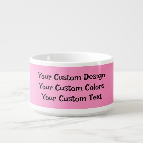 Create Your Own Personalized Bowl