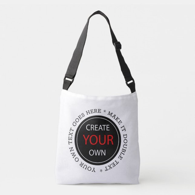 Create Your Own - Personalized, branded / Custom Crossbody Bag (Front)