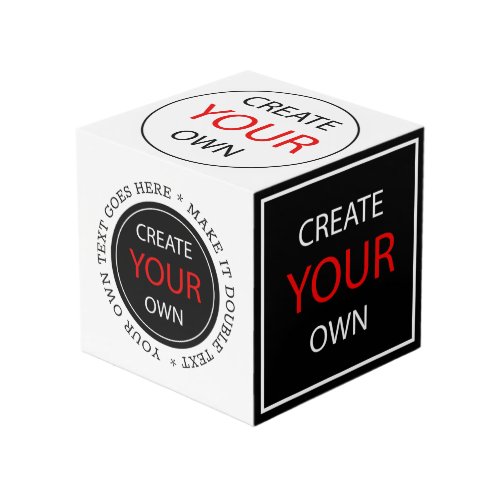 Create Your Own _ Personalized branded  Custom Cube