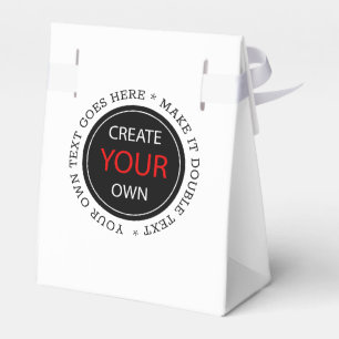 Create Your Own - Personalized, branded / Custom Favor Boxes