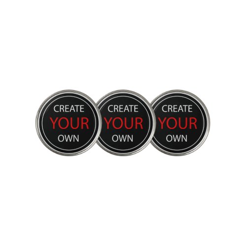 Create Your Own _ Personalized branded  Custom Golf Ball Marker
