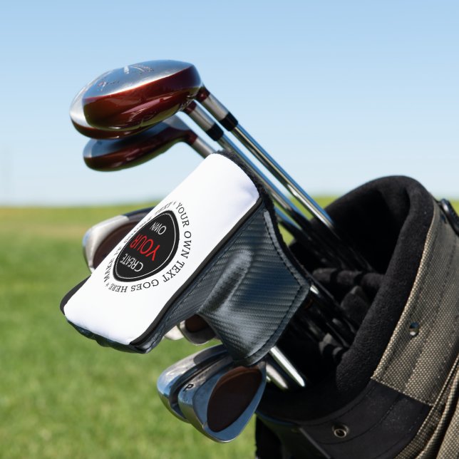 Create Your Own - Personalized, branded / Custom Golf Head Cover (In Situ)