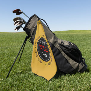 Create Your Own - Personalized, branded / Custom Golf Towel