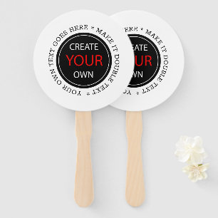 Create Your Own - Personalized, branded / Custom Hand Fan