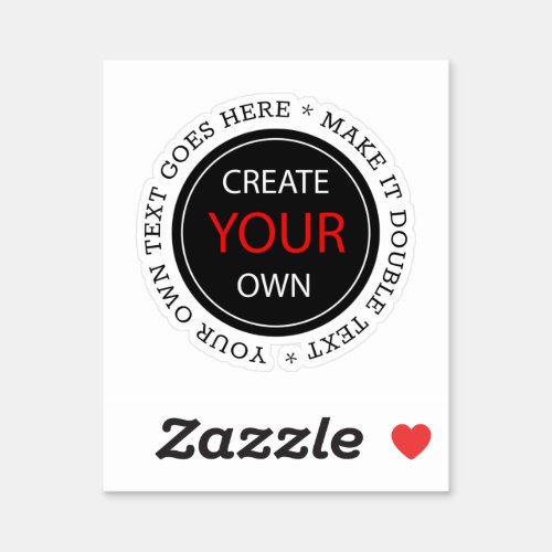 Create Your Own _ Personalized branded  Custom Sticker