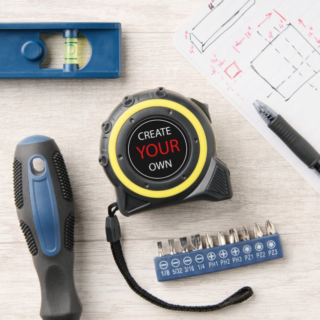 Create Your Own - Personalized, branded / Custom Tape Measure (Workshop)