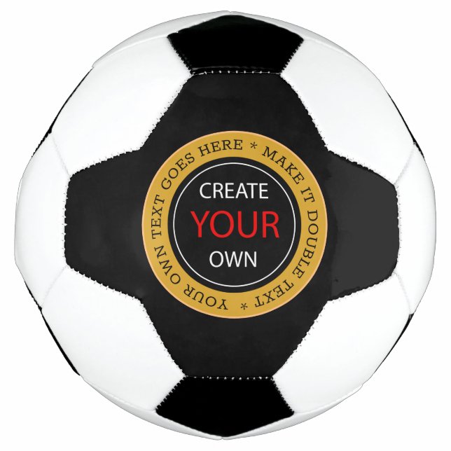 Create Your Own - Personalized, branded / Photo Soccer Ball (Front)